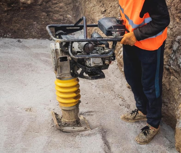 Professional Concrete Pumping team at work